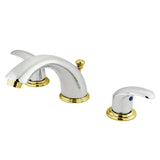 Legacy Two-Handle 3-Hole Deck Mount Widespread Bathroom Faucet with Retail Pop-Up Drain