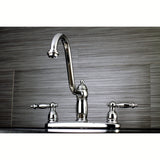 Templeton Two-Handle 2-Hole 8" Centerset Kitchen Faucet