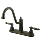 Templeton Two-Handle 2-Hole 8" Centerset Kitchen Faucet