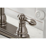 American Classic Two-Handle 4-Hole 8" Centerset Kitchen Faucet with Side Sprayer