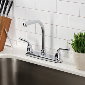 Restoration Two-Handle 3-Hole 8" Centerset Kitchen Faucet