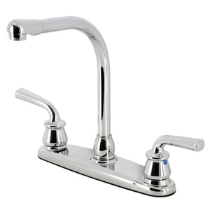 Restoration Two-Handle 3-Hole 8" Centerset Kitchen Faucet