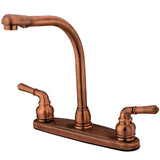 Magellan Two-Handle 2-Hole 8" Centerset Kitchen Faucet