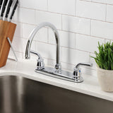 Restoration Two-Handle 3-Hole 8" Centerset Kitchen Faucet