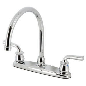 Restoration Two-Handle 3-Hole 8" Centerset Kitchen Faucet