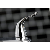 Yosemite Two-Handle 4-Hole 8" Centerset Kitchen Faucet with Side Sprayer