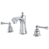 Vintage Two-Handle 3-Hole Deck Mount Widespread Bathroom Faucet with Retail Pop-Up Drain