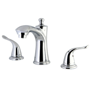 Yosemite Two-Handle 3-Hole Deck Mount Widespread Bathroom Faucet with Retail Pop-Up Drain