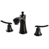 Jamestown Two-Handle 3-Hole Deck Mount Widespread Bathroom Faucet with Retail Pop-Up Drain