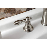 American Classic Two-Handle 3-Hole Deck Mount Widespread Bathroom Faucet with Retail Pop-Up Drain