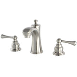 Vintage Two-Handle 3-Hole Deck Mount Widespread Bathroom Faucet with Retail Pop-Up Drain