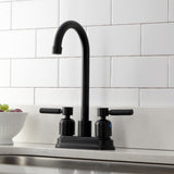 Kaiser Two-Handle 2-Hole Deck Mount Bar Faucet