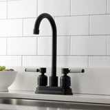 Kaiser Two-Handle 2-Hole Deck Mount Bar Faucet