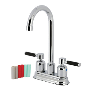 Kaiser Two-Handle 2-Hole Deck Mount Bar Faucet