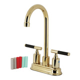 Kaiser Two-Handle 2-Hole Deck Mount Bar Faucet