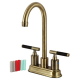 Kaiser Two-Handle 2-Hole Deck Mount Bar Faucet