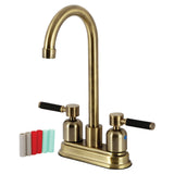 Kaiser Two-Handle 2-Hole Deck Mount Bar Faucet