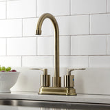 Serena Two-Handle 2-Hole Deck Mount Bar Faucet