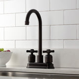 Millennium Two-Handle 2-Hole Deck Mount Bar Faucet