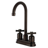 Millennium Two-Handle 2-Hole Deck Mount Bar Faucet