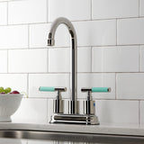 Kaiser Two-Handle 2-Hole Deck Mount Bar Faucet