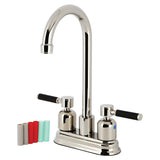 Kaiser Two-Handle 2-Hole Deck Mount Bar Faucet