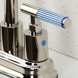 Synchronous Two-Handle 2-Hole Deck Mount Bar Faucet