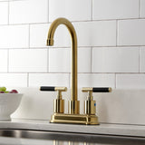 Kaiser Two-Handle 2-Hole Deck Mount Bar Faucet