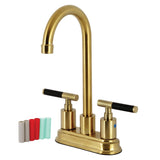 Kaiser Two-Handle 2-Hole Deck Mount Bar Faucet