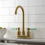 Kaiser Two-Handle 2-Hole Deck Mount Bar Faucet