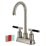 Kaiser Two-Handle 2-Hole Deck Mount Bar Faucet