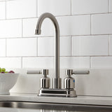 Kaiser Two-Handle 2-Hole Deck Mount Bar Faucet