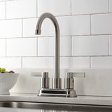 NuvoFusion Two-Handle 2-Hole Deck Mount Bar Faucet