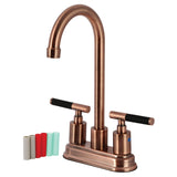 Kaiser Two-Handle 2-Hole Deck Mount Bar Faucet