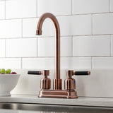 Kaiser Two-Handle 2-Hole Deck Mount Bar Faucet