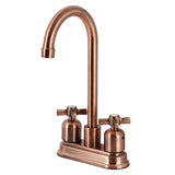 Millennium Two-Handle 2-Hole Deck Mount Bar Faucet