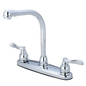 NuWave French Two-Handle 2-Hole 8" Centerset Kitchen Faucet