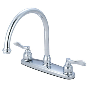 NuWave French Two-Handle 2-Hole 8" Centerset Kitchen Faucet