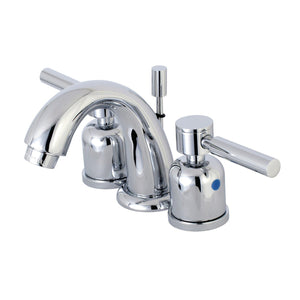 Concord Two-Handle 3-Hole Deck Mount Widespread Bathroom Faucet with Retail Pop-Up Drain