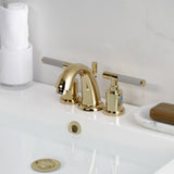 Kaiser Two-Handle 3-Hole Deck Mount Widespread Bathroom Faucet with Retail Pop-Up Drain