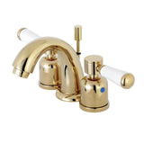 Paris Two-Handle 3-Hole Deck Mount Widespread Bathroom Faucet with Retail Pop-Up Drain