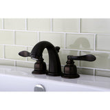 NuWave French Two-Handle 3-Hole Deck Mount Widespread Bathroom Faucet with Retail Pop-Up Drain