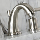 Manhattan Two-Handle 3-Hole Deck Mount Widespread Bathroom Faucet with Retail Pop-Up Drain