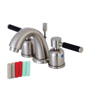 Kaiser Two-Handle 3-Hole Deck Mount Widespread Bathroom Faucet with Retail Pop-Up Drain