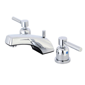 Concord Two-Handle 3-Hole Deck Mount Widespread Bathroom Faucet with Retail Pop-Up Drain