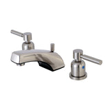 Concord Two-Handle 3-Hole Deck Mount Widespread Bathroom Faucet with Retail Pop-Up Drain