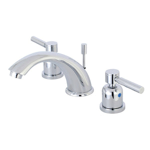 Concord Two-Handle 3-Hole Deck Mount Widespread Bathroom Faucet with Retail Pop-Up Drain