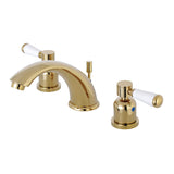 Paris Two-Handle 3-Hole Deck Mount Widespread Bathroom Faucet with Retail Pop-Up Drain