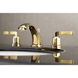 Centurion Two-Handle 3-Hole Deck Mount Widespread Bathroom Faucet with Retail Pop-Up Drain