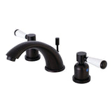 Paris Two-Handle 3-Hole Deck Mount Widespread Bathroom Faucet with Retail Pop-Up Drain